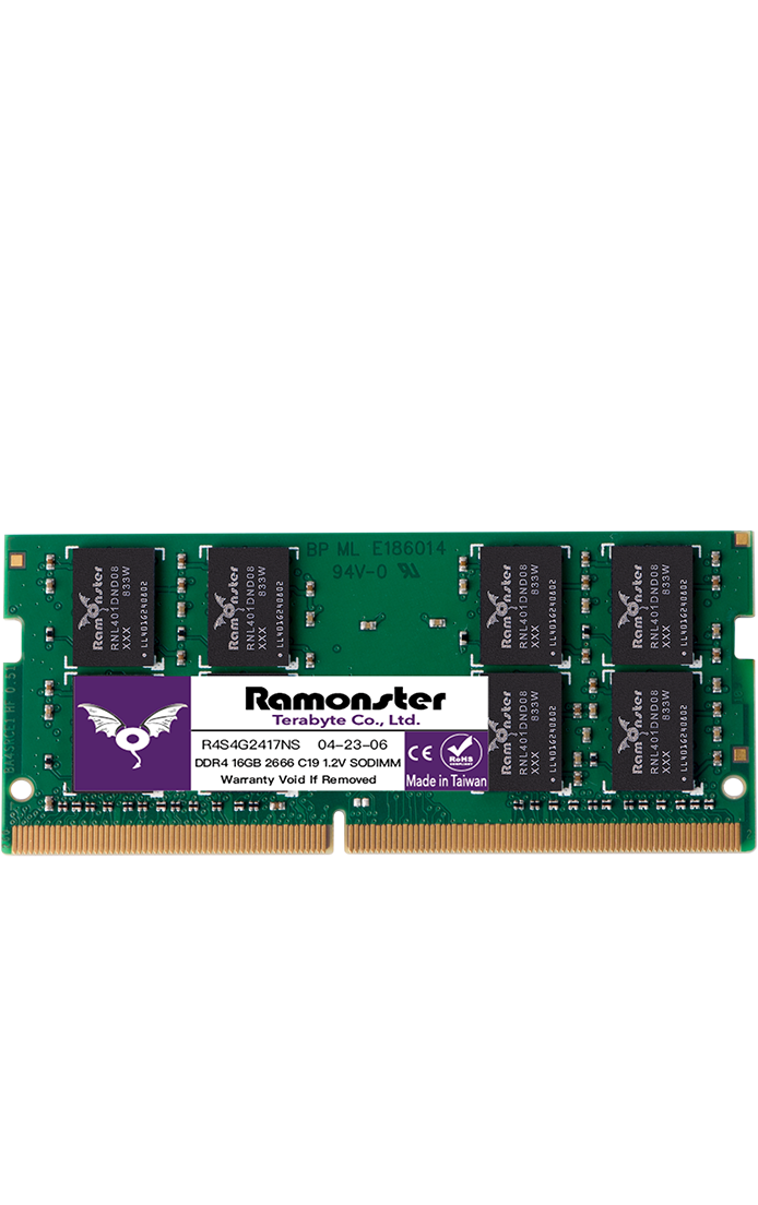 DDR4 筆記型電腦記憶體 - 記憶體/千奕國際/module/Ramonster