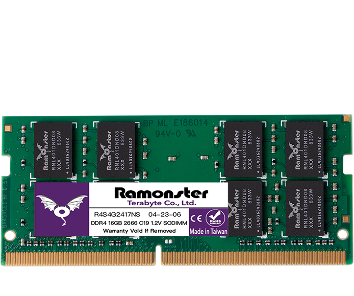 DDR4 筆記型電腦記憶體 - 記憶體/千奕國際/module/Ramonster
