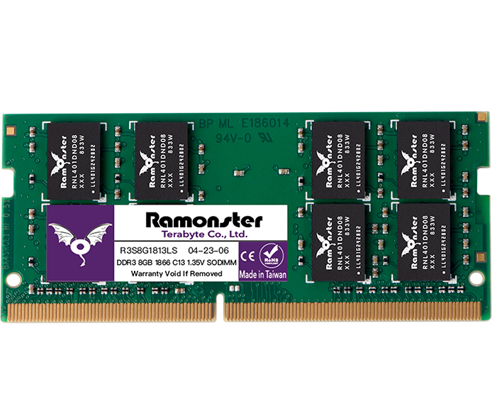 DDR3 筆記型電腦記憶體 - 記憶體/千奕國際/module /Ramonster